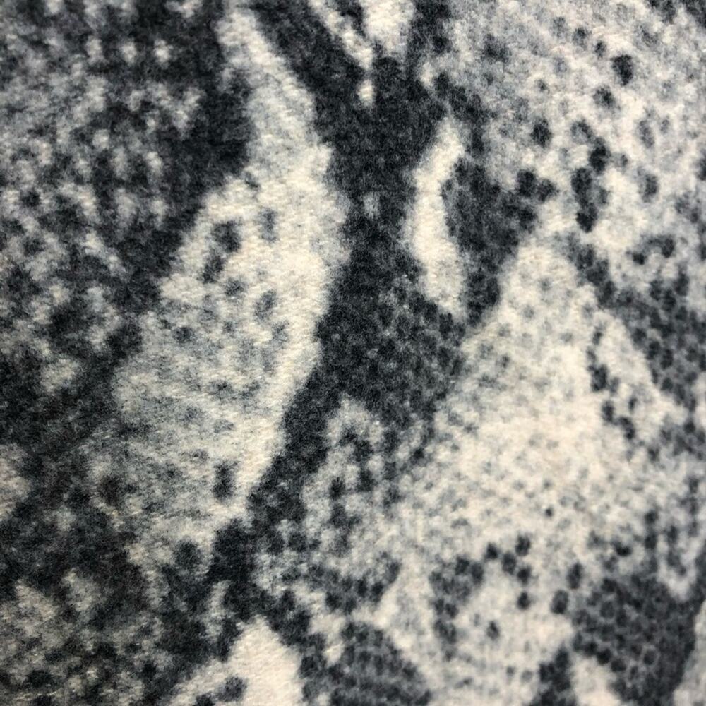 PAIGE cream gray snake python print sweatshirt kn… - image 11